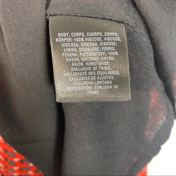 Maeve NWT Amici Red Bunny Print Colorblock Dress - Picture 7 of 13